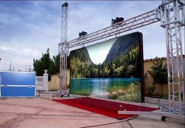 500 - 7000CD Brightness Outdoor Rental Led Screen SMD P3.91 1R1G1B Customize Pixel