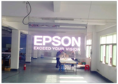 Ultra Thin P10 Transparent LED Display Mesh SMD 3512 With 80% Transparency