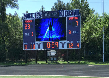 Stadium Display Led Basketball Scoreboard 10000 Dots/Sqm Pixel Density