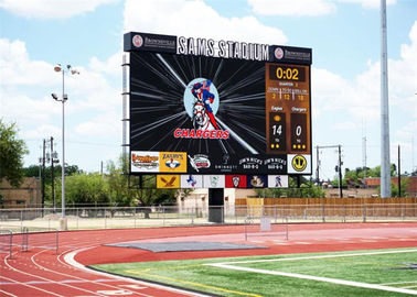 Iron Cabinet Materials LED Scoreboard Display P6 Open Or Closed Cabinet Type