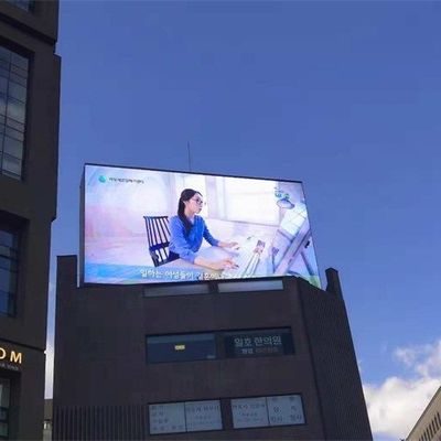 Outdoor Advertising High Brightness LED Display IP65 Waterproof 1920Hz Refresh Rate