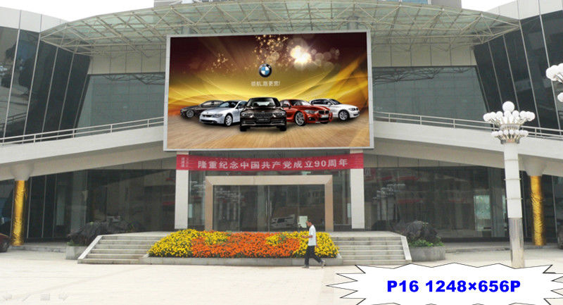 P16 HD Full Color Large Led Display Panels 14 - 16 Bit Grey Scale For Video Wall