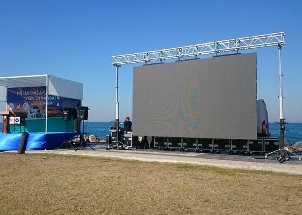 1R1G1B P4 Outdoor Led Video Panel Rental SMD1919 Easy Maintenance For Stage