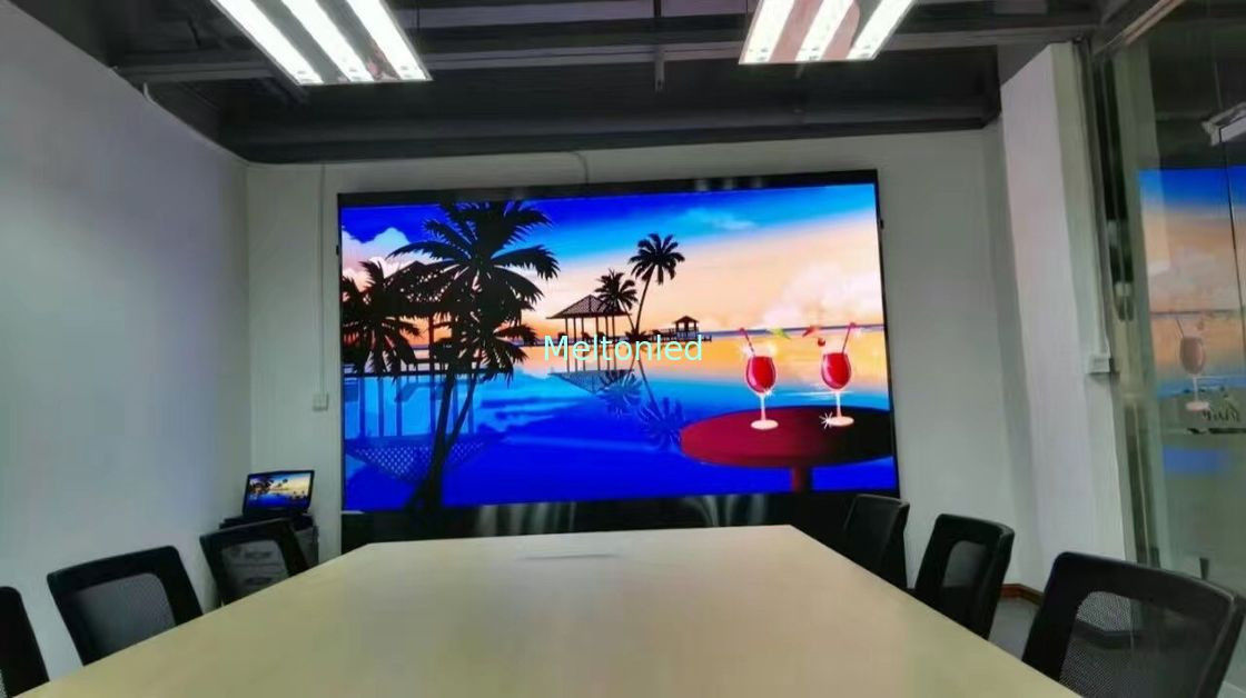 Curved P3 Full Color LED Video Display , Indoor LED Video Wall For Conference