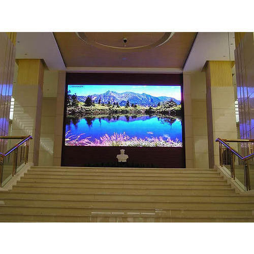 P4 800 Nits High Brightness Indoor LED Video Wall 14 - 16 Bits For Advertising