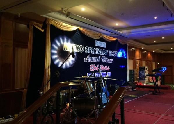 1R1G1B P3.91 Indoor Stage LED Screen 1000 Nits Brightness / Adjustable Refresh Rate