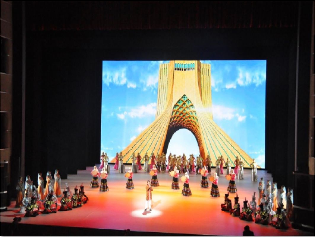 P4.81 Rental Stage LED Screen 2200cd/sqm High Brightness For Advertising