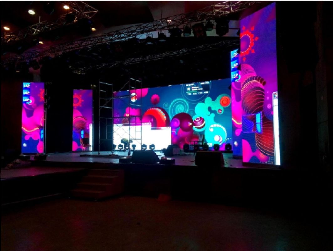 High Refresh P4.81 Stage LED Screen Super Slim Indoor Rental For Live TV Show