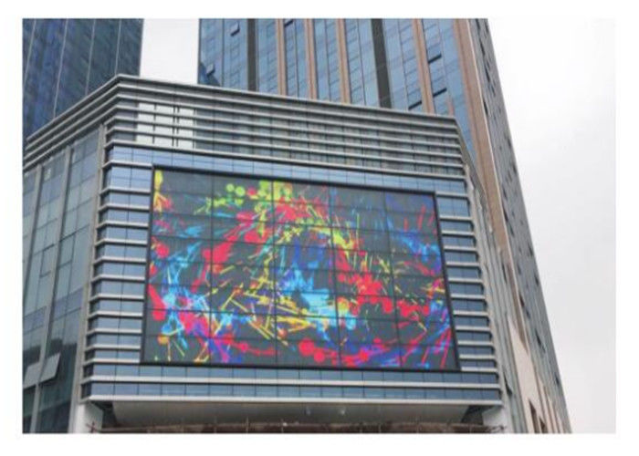 High Gray Scale Transparent LED Display Full Color 4100 Nits Brightness