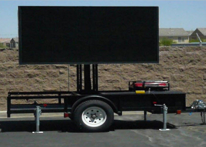 1/4 Scan SMD P10 Mobile Truck Led Display , Mobile Advertising Signs 2 Years Warranty